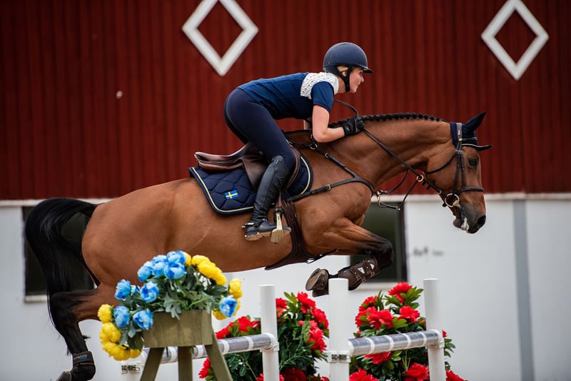 Jump Saddle Pad Sweden Nation Navy