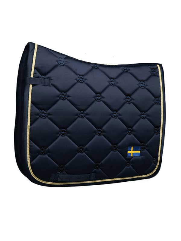 Dressage Saddle Pad Sweden Nation Navy