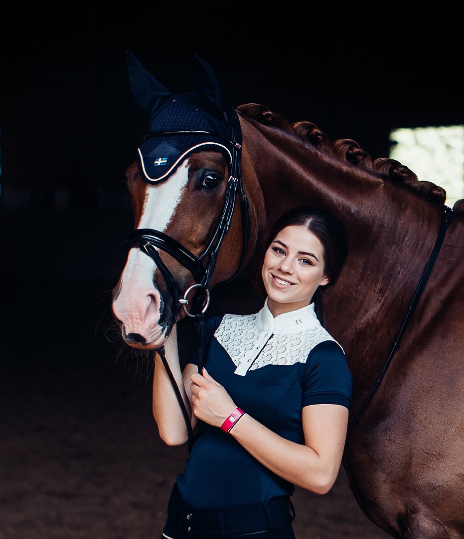 Ear Bonnet Sweden Nation Navy