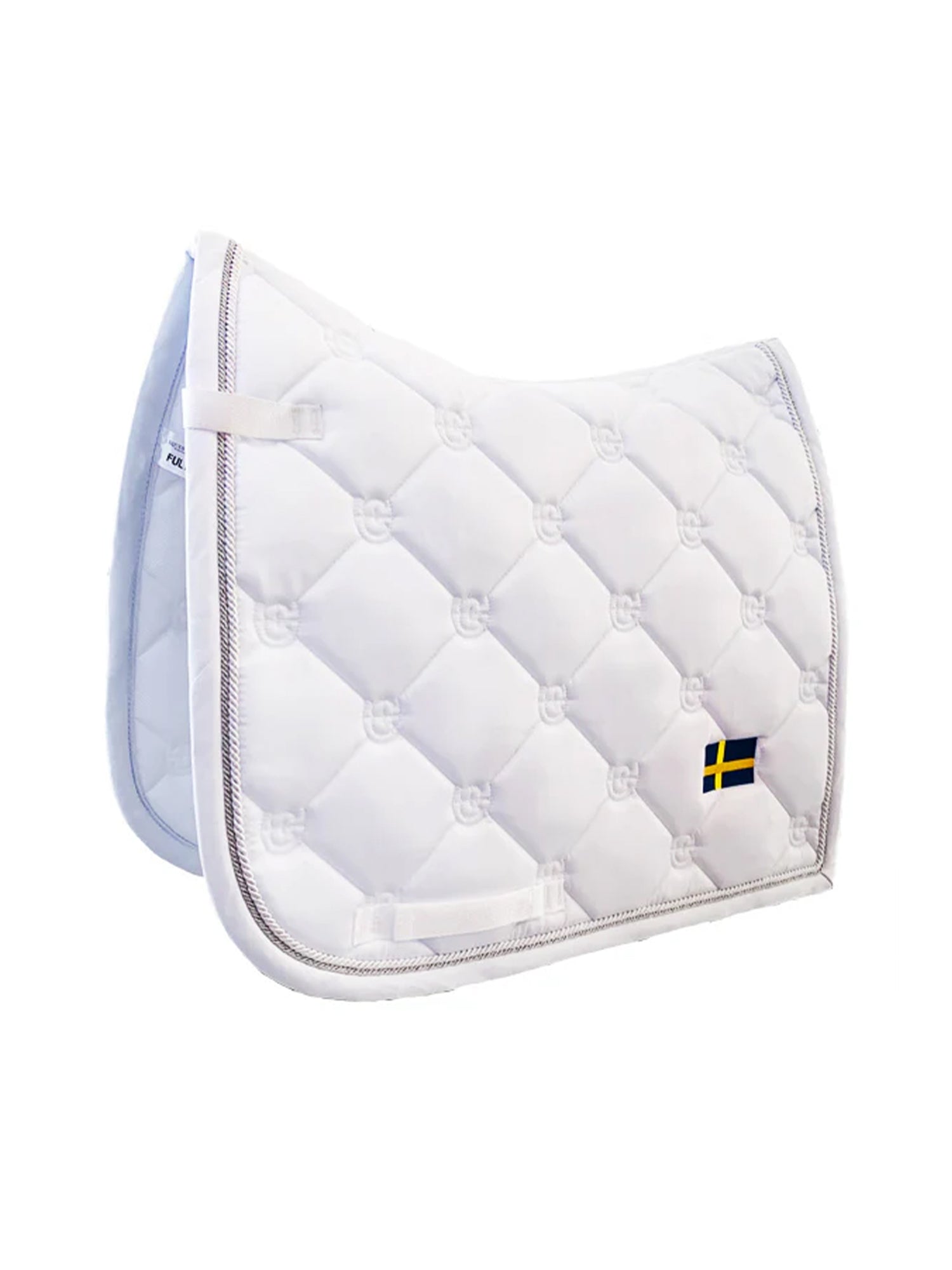 Dressage Saddle Pad Sweden Nation White