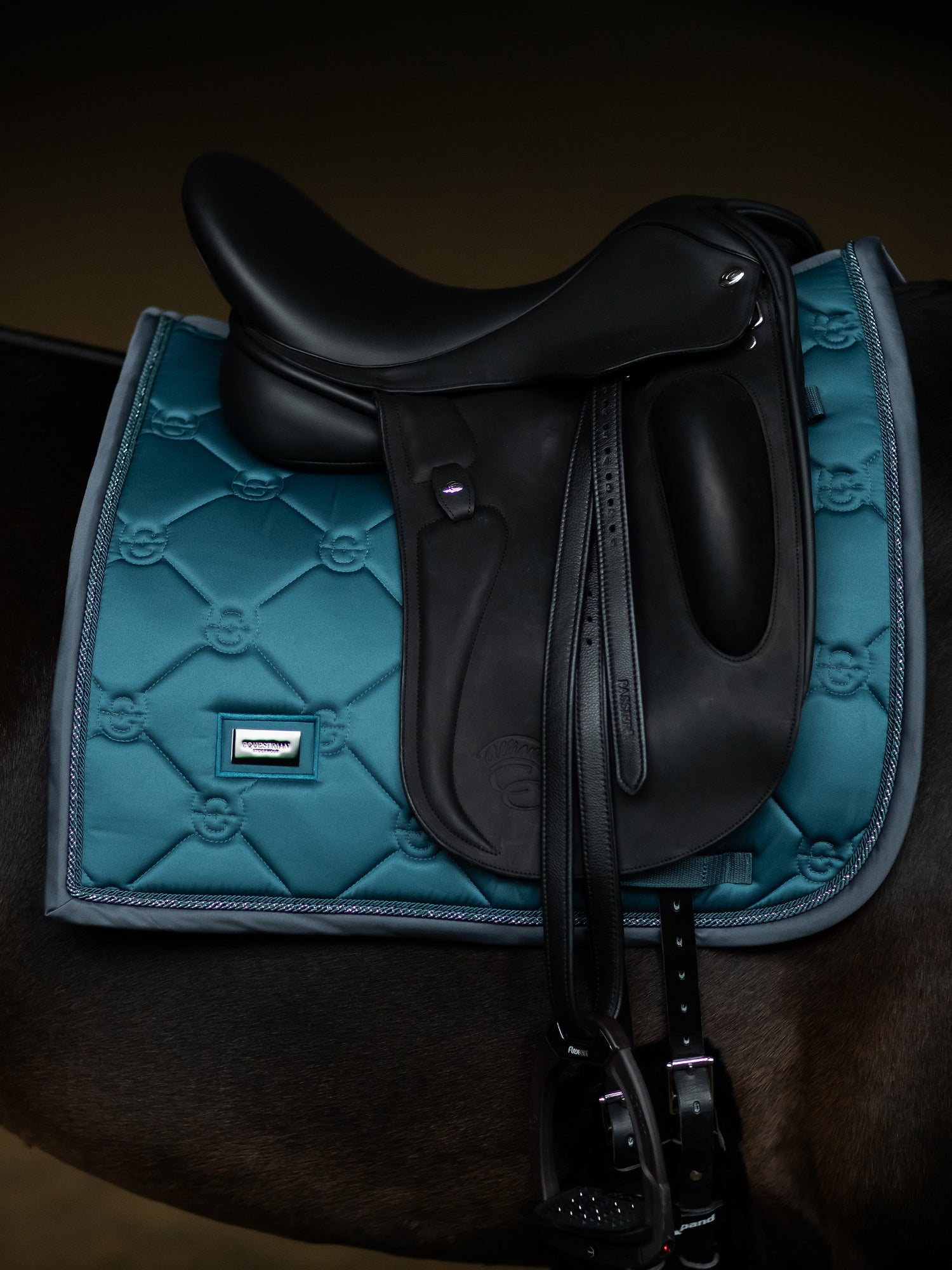 Dressage Saddle Pad Teal Blue