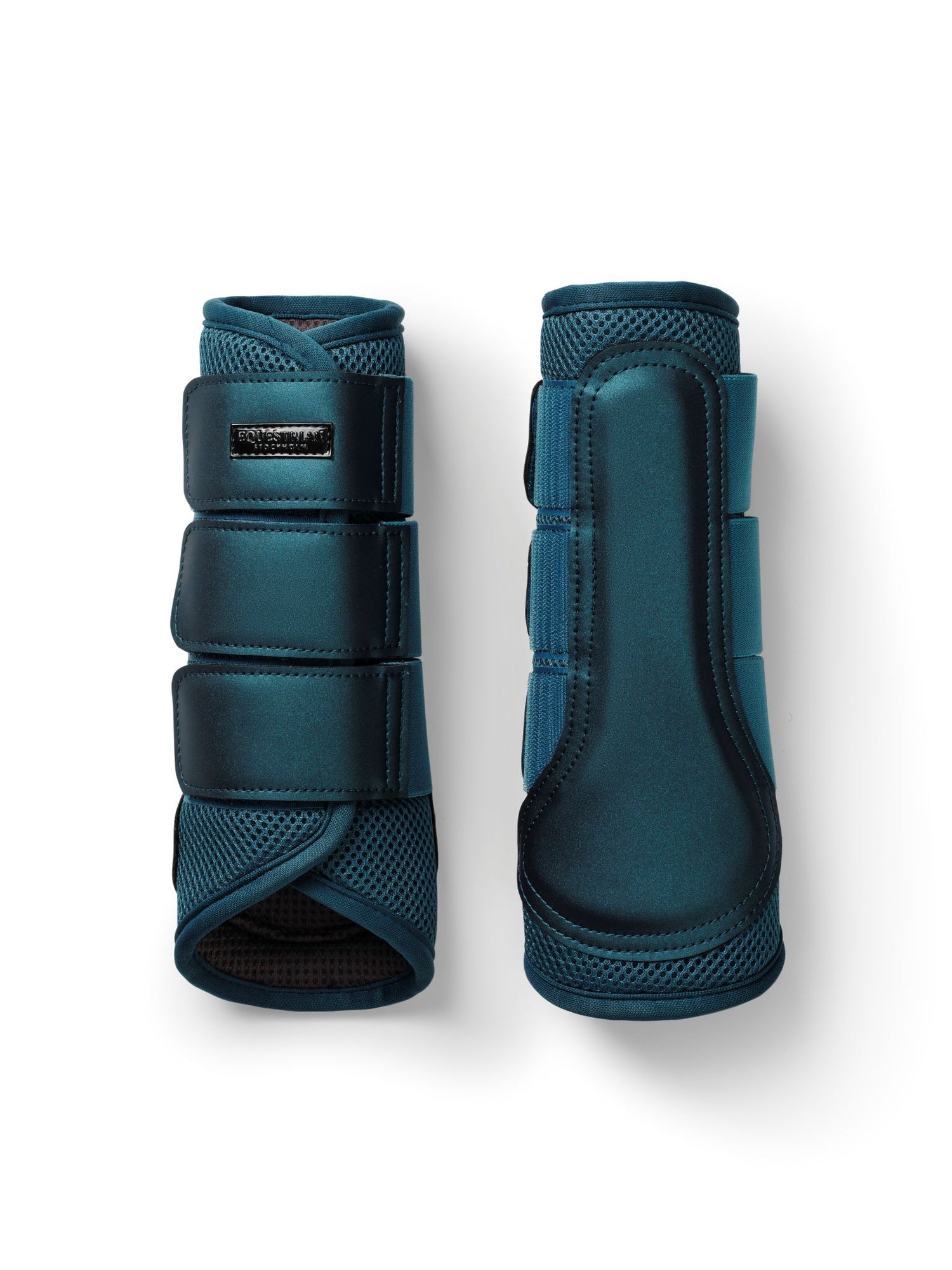 Mesh Brushing Boots Teal Blue