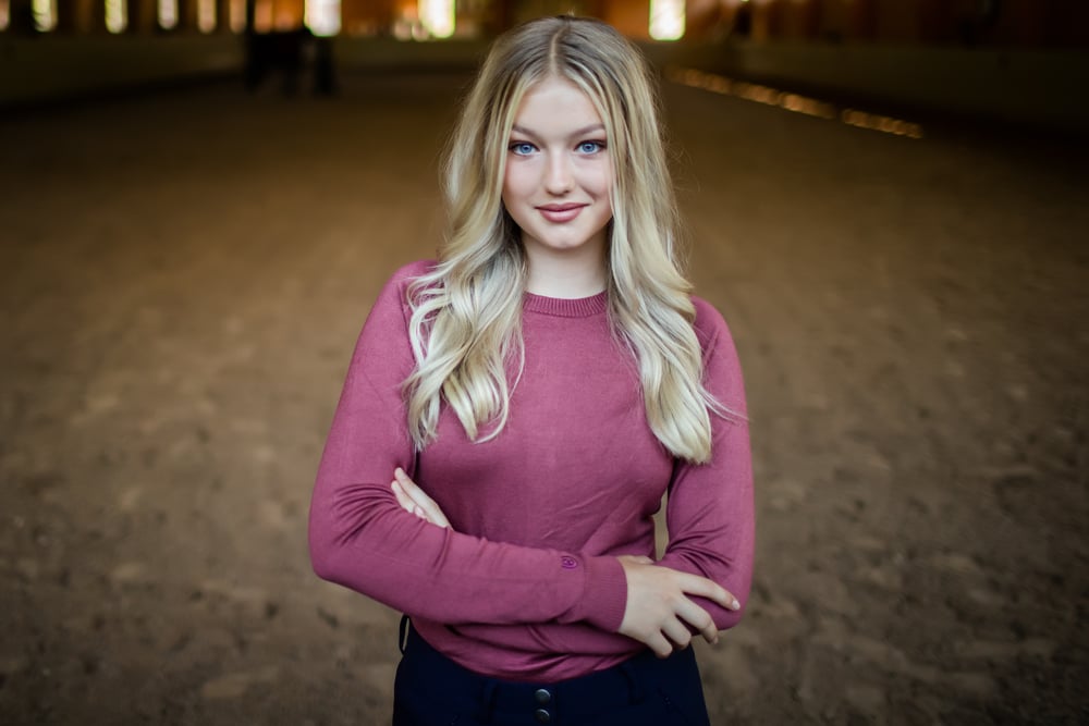 Rundhalsad Stickad Topp Timeless Rose