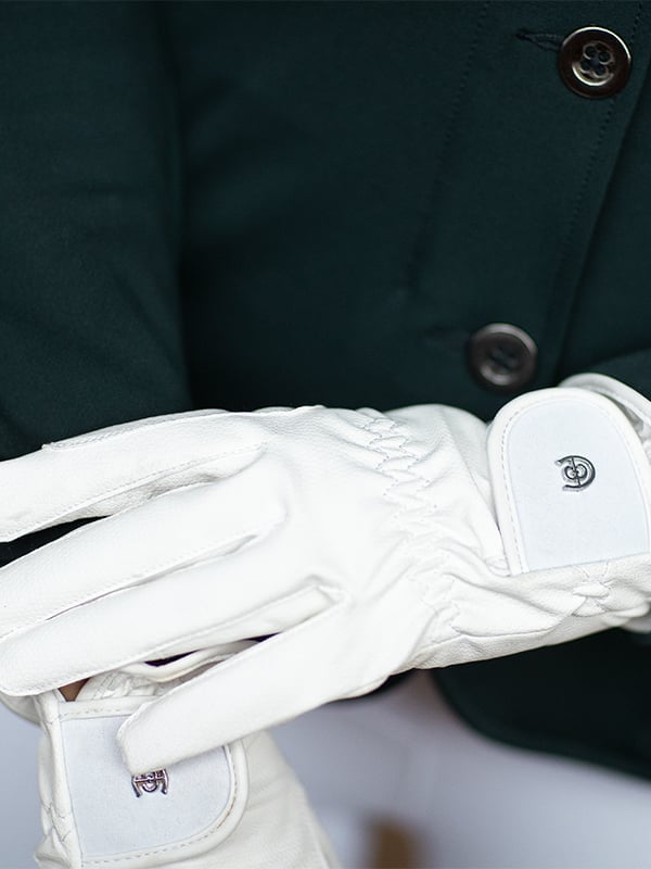 Ridhandskar Motion White