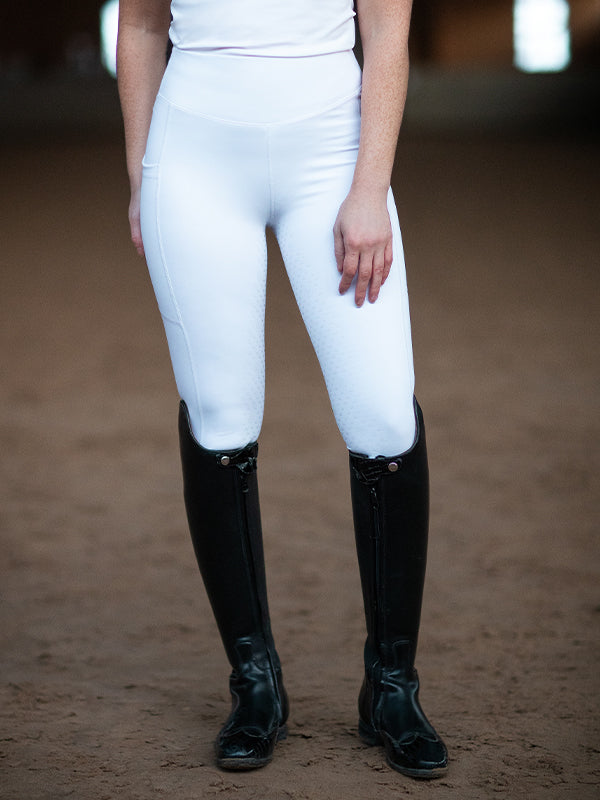 Riding Tights Movement White