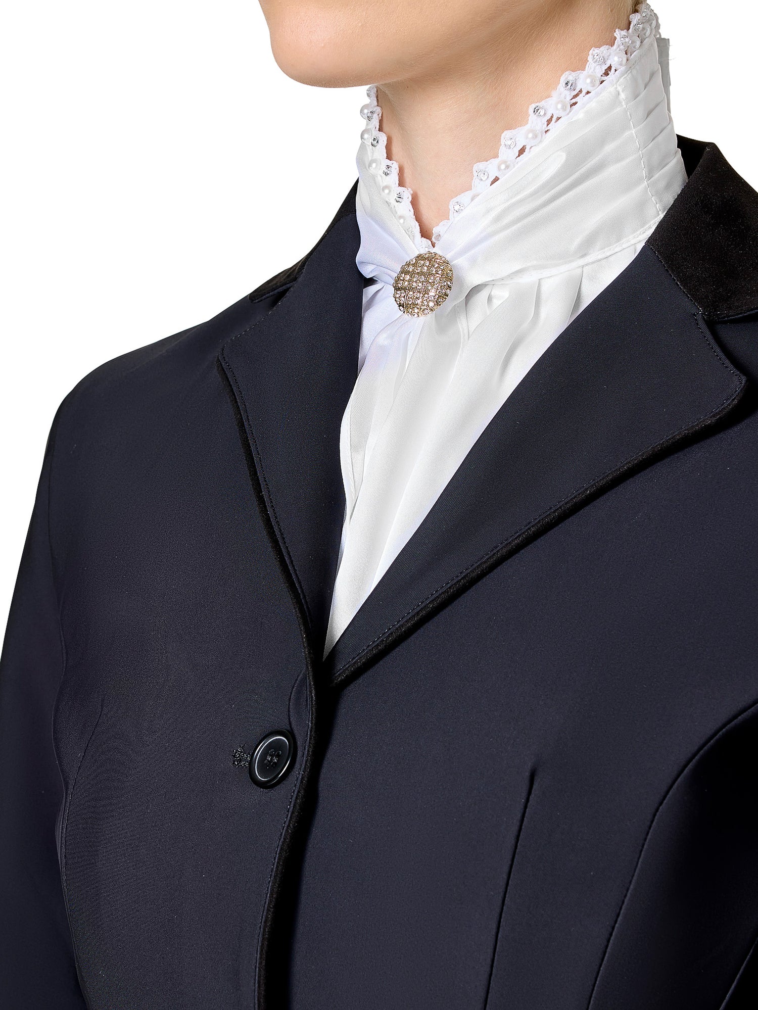 Riding Stock Queen White