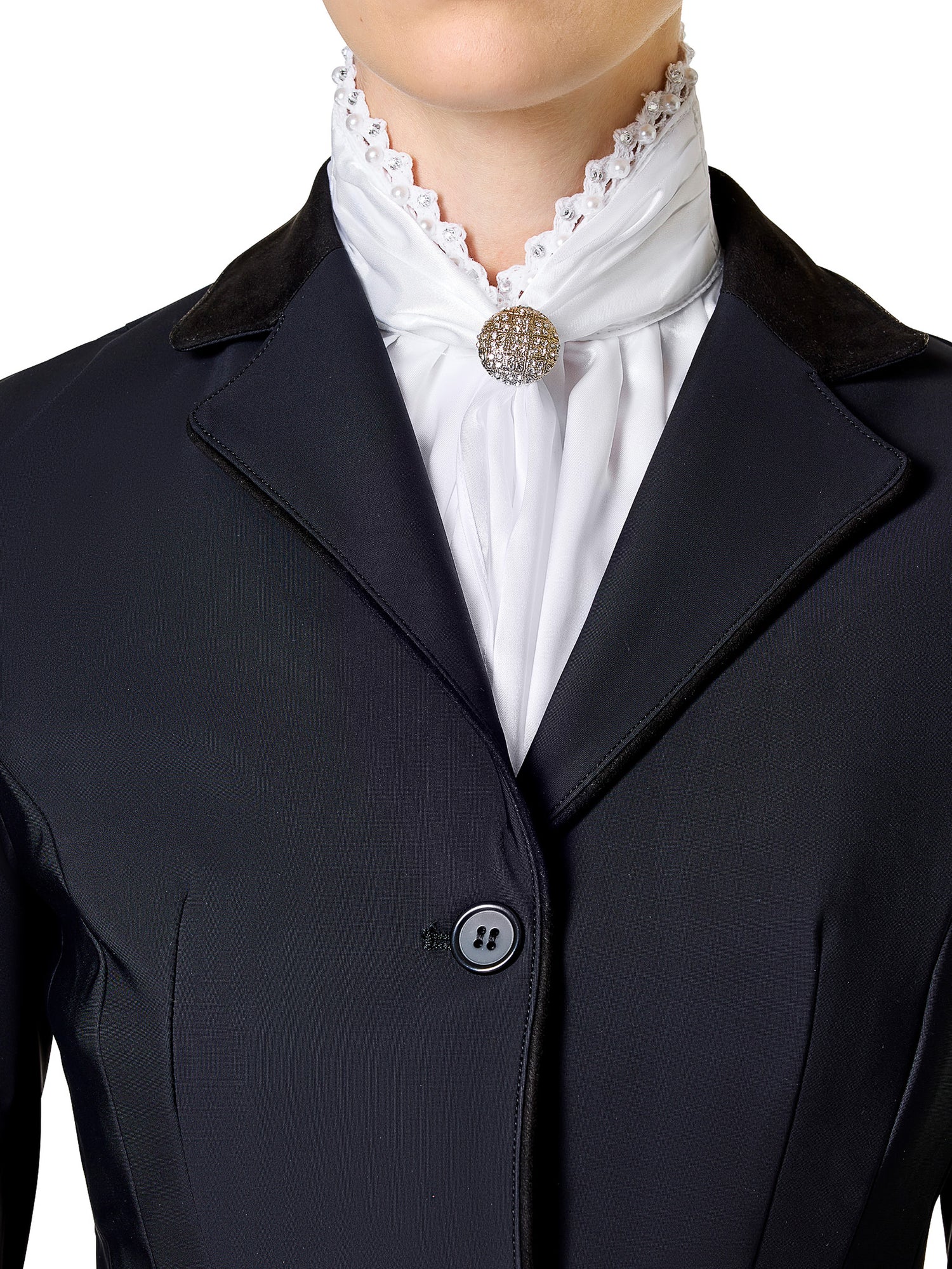 Riding Stock Queen White