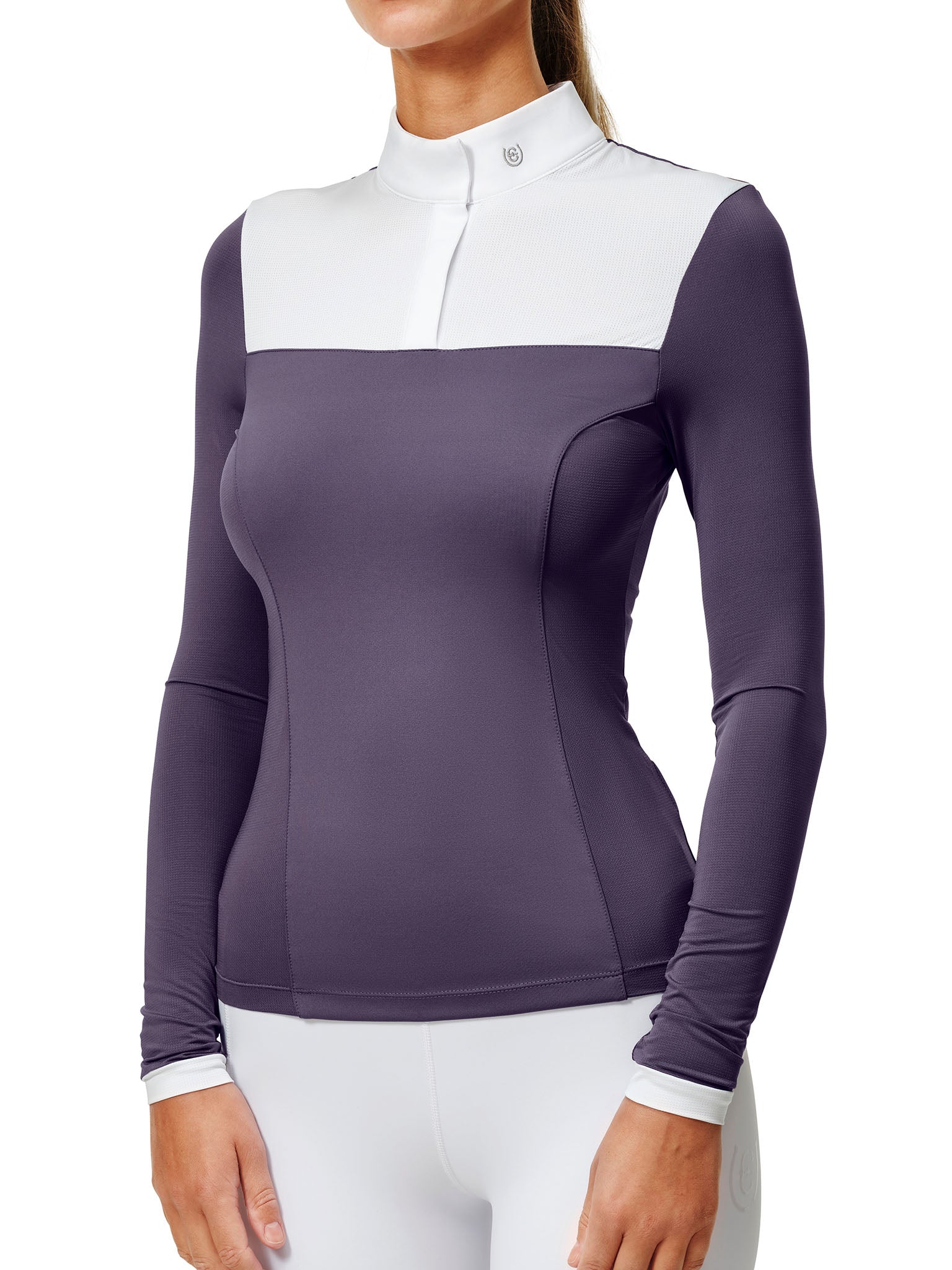 Fine Line Competition Top Dark Violet | Equestrian Stockholm