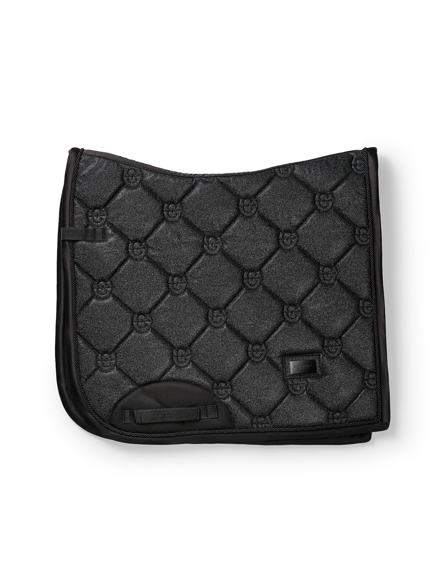 Dressage Saddle Pad All Black Glimmer