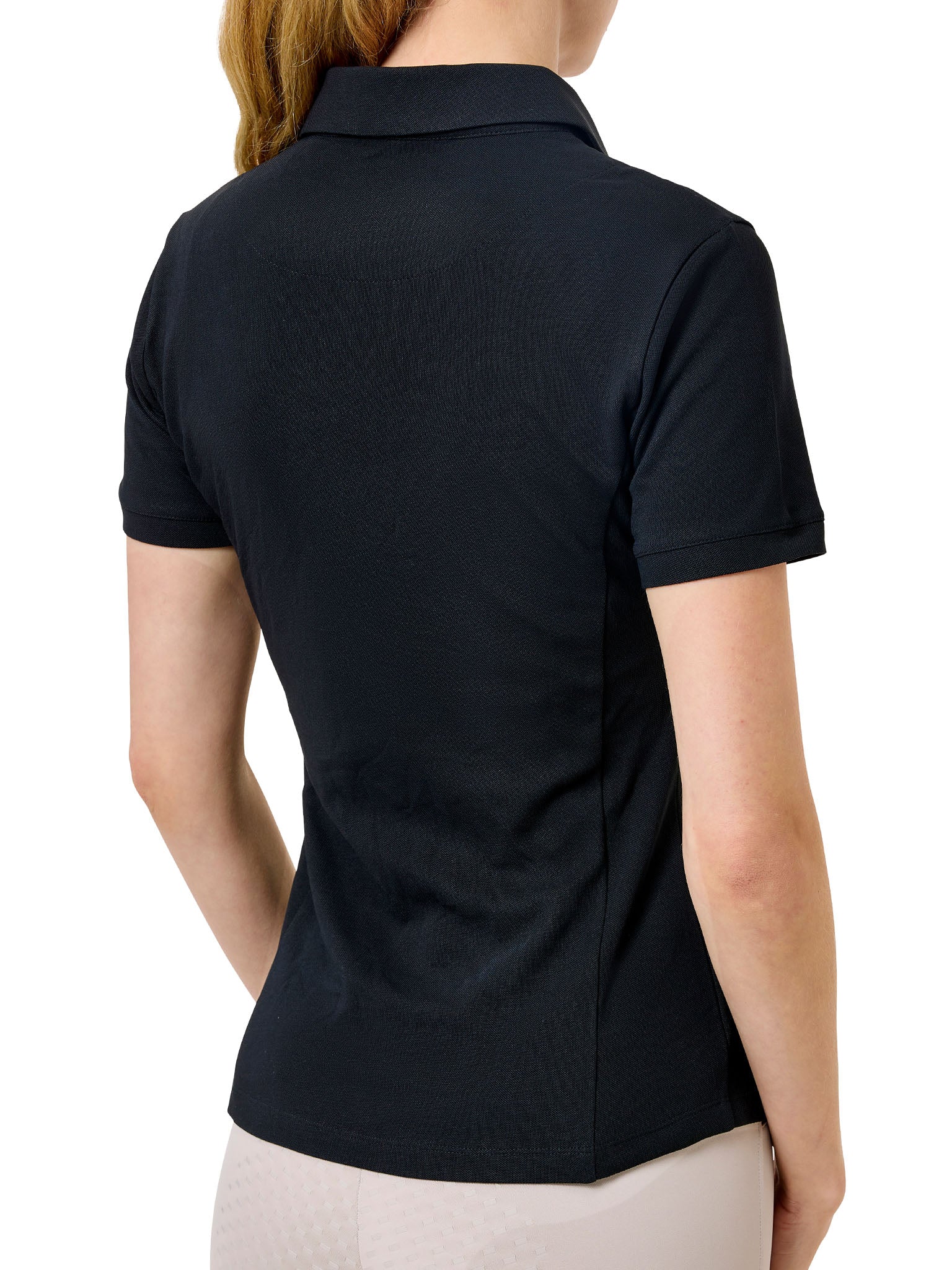 Polo Shirt Zip Black | Equestrian Stockholm