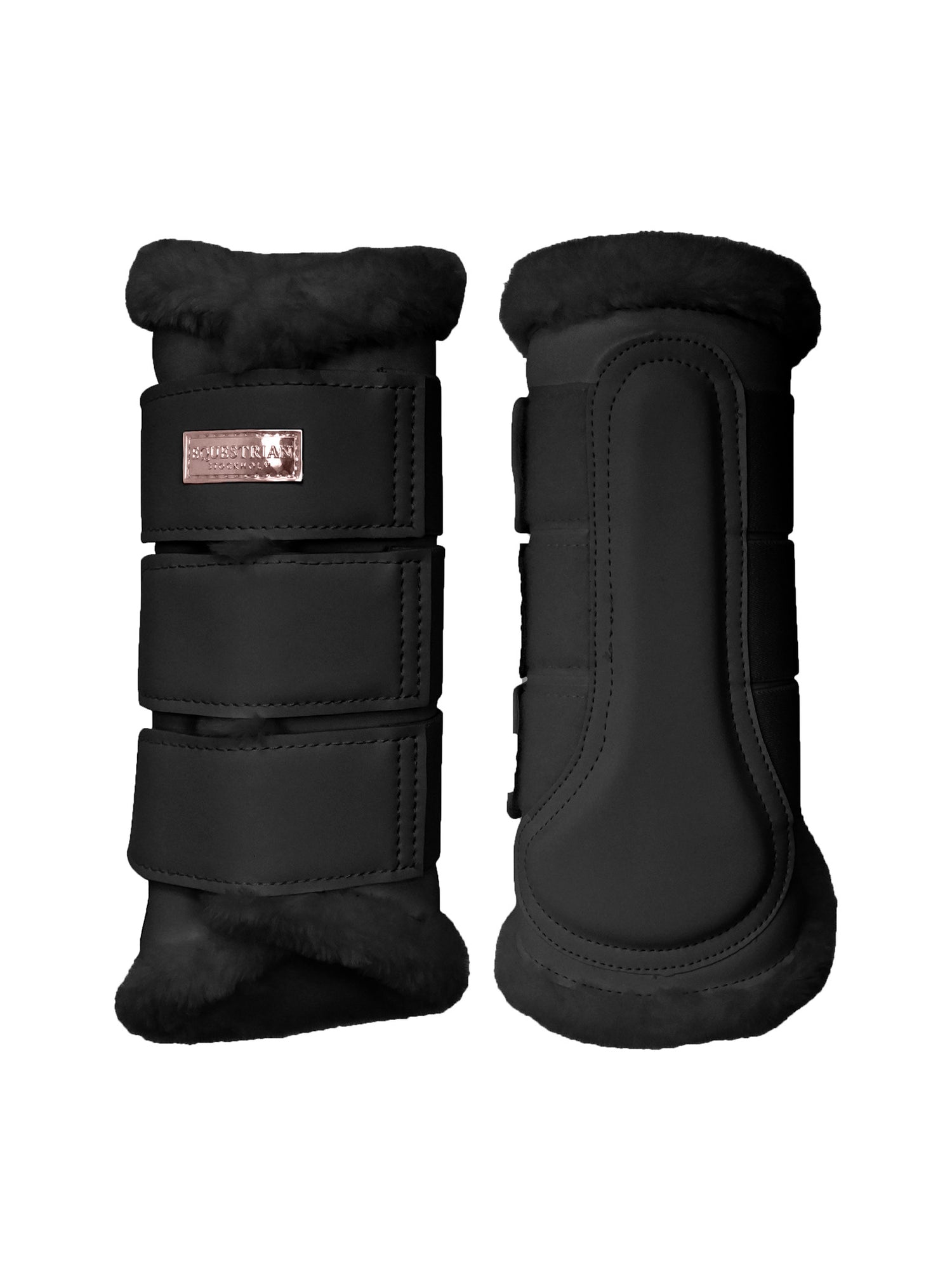 Brushing Boots Black Blush