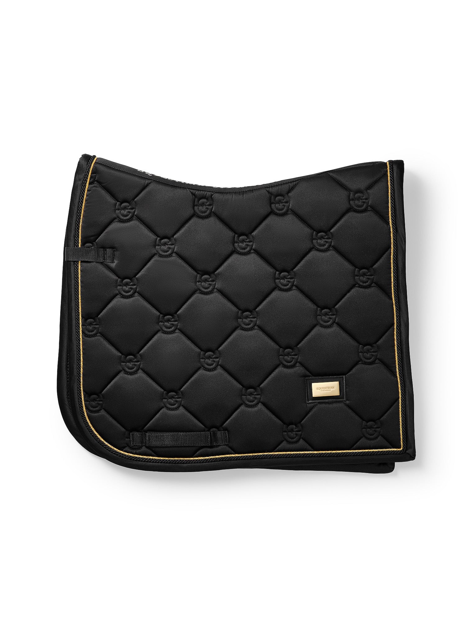 Dressage Saddle Pad Black Gold