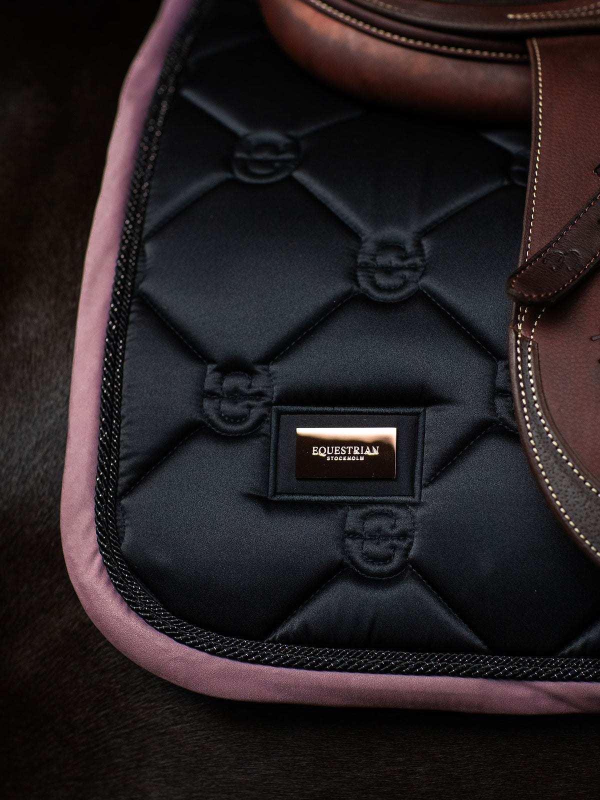 Jump Saddle Pad Black Blush