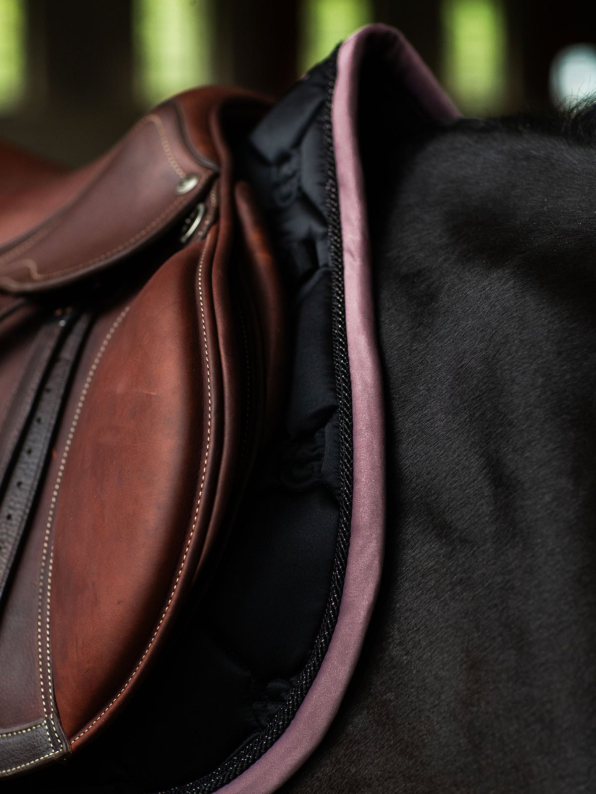 Jump Saddle Pad Black Blush