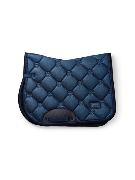 Jump Saddle Pad Blue Meadow Glimmer | Equestrian Stockholm