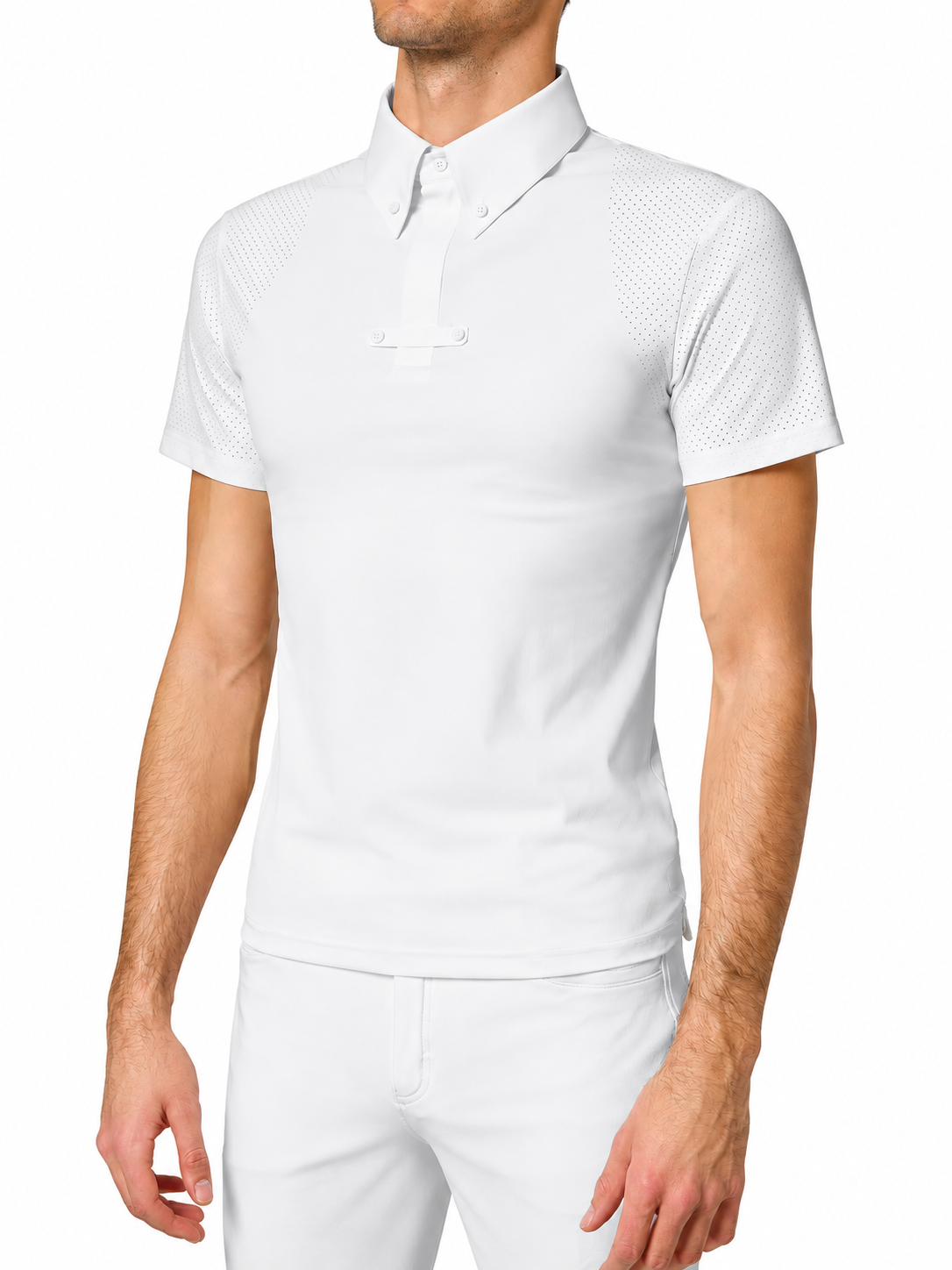 Camiseta de Competición para Hombre Divine Motion White