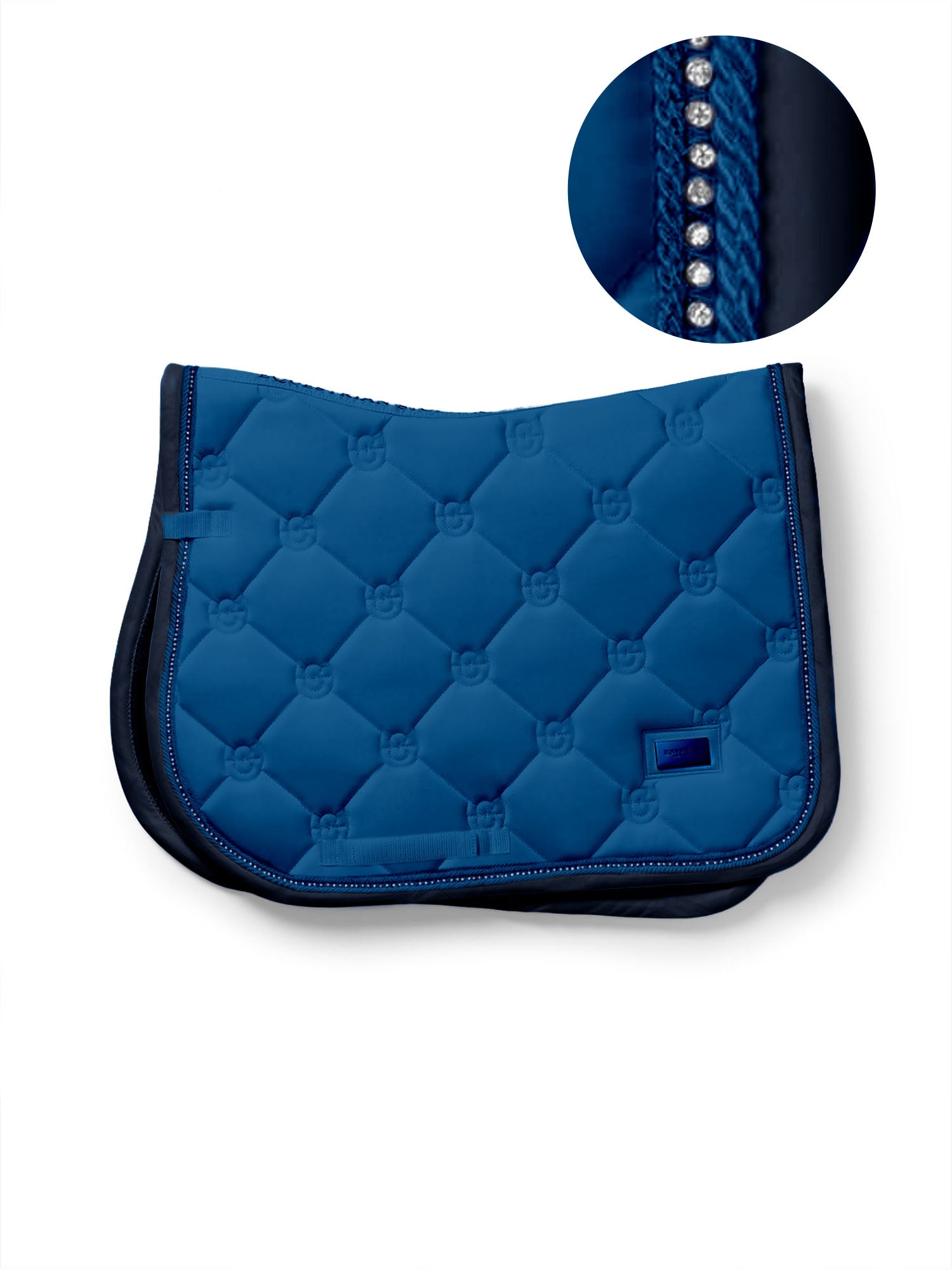 Jump Saddle Pad Crystal Shine Blue Meadow