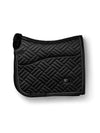 Dressage Saddle Pad Vegan Fur Crystal Black