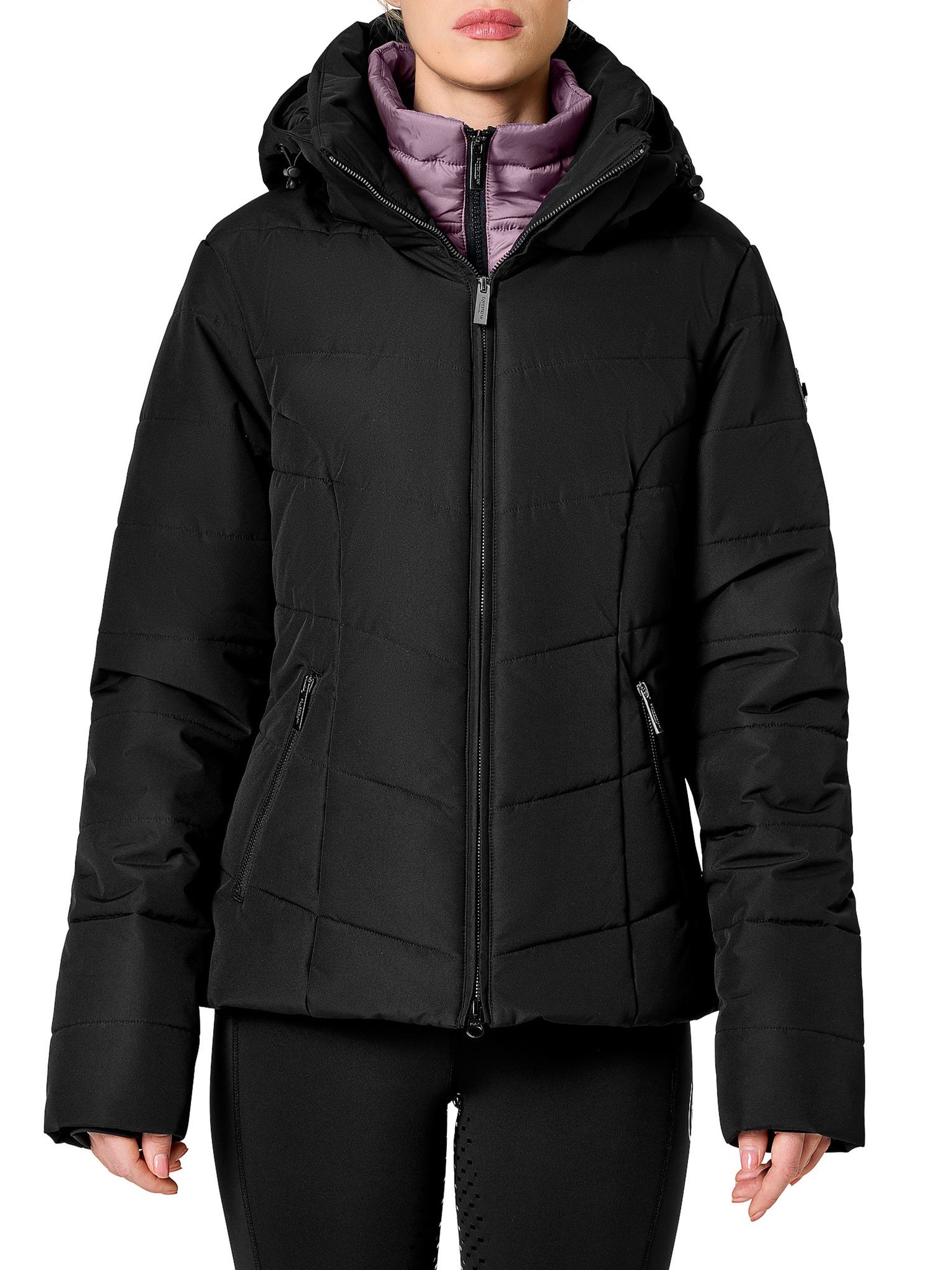 Denali Winter Jacket Short Black Blush