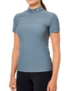 Divine Motion Top Metallic Blue