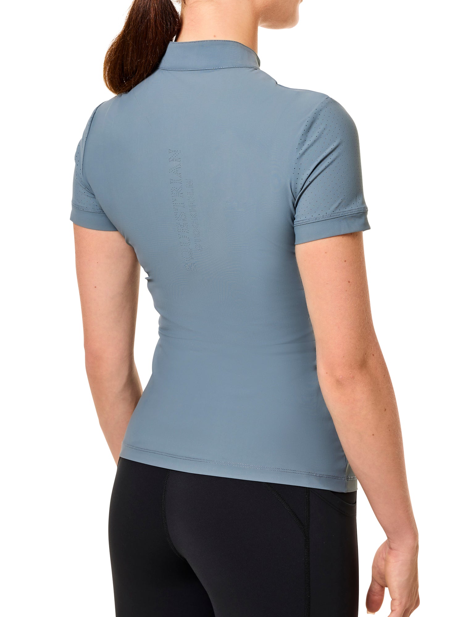 Divine Motion Top Metallic Blue
