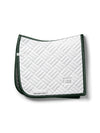 Dressage Saddle Pad Moden White Sycamore Green