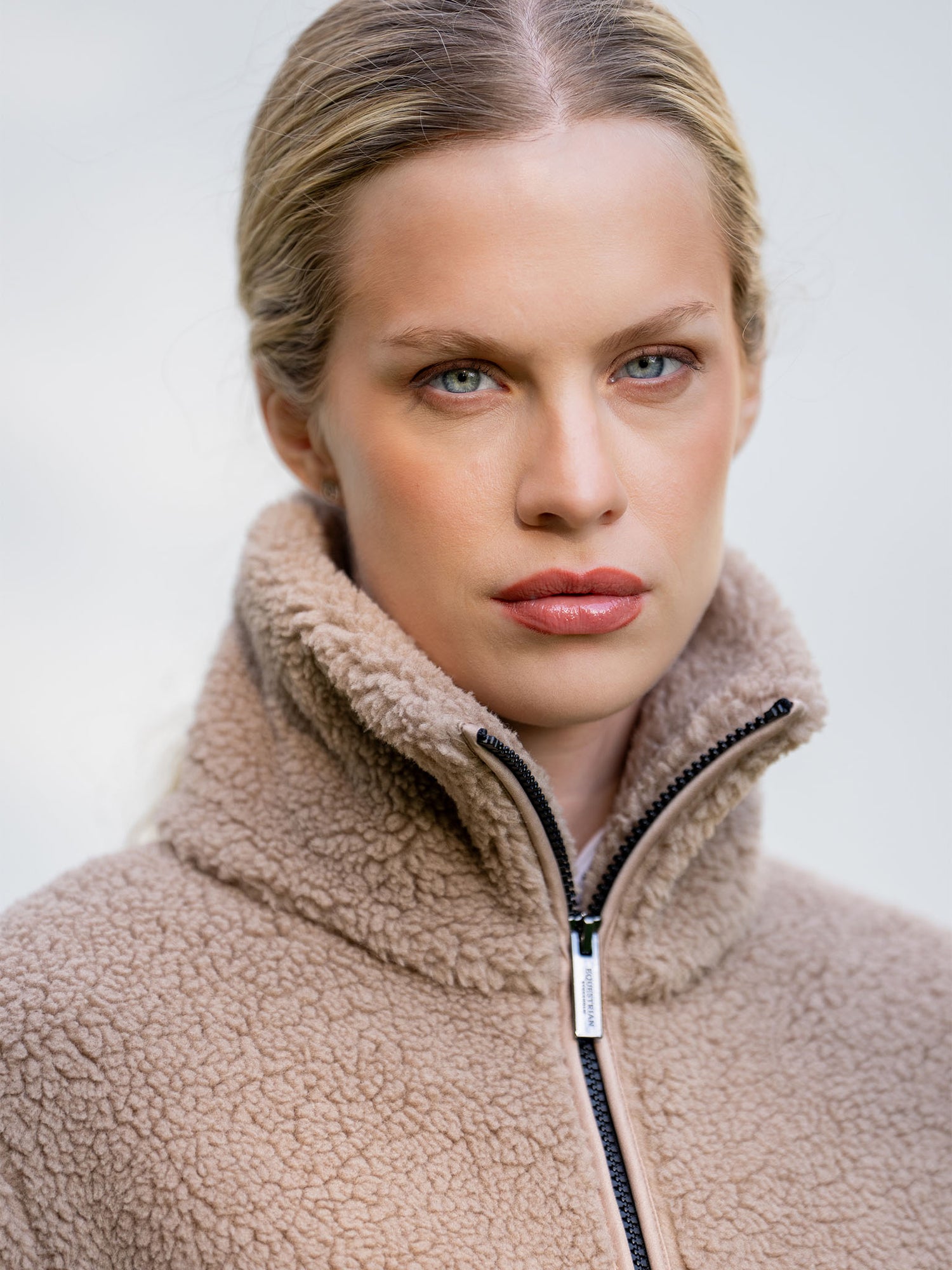 Teddy Fleece Jacket Sand