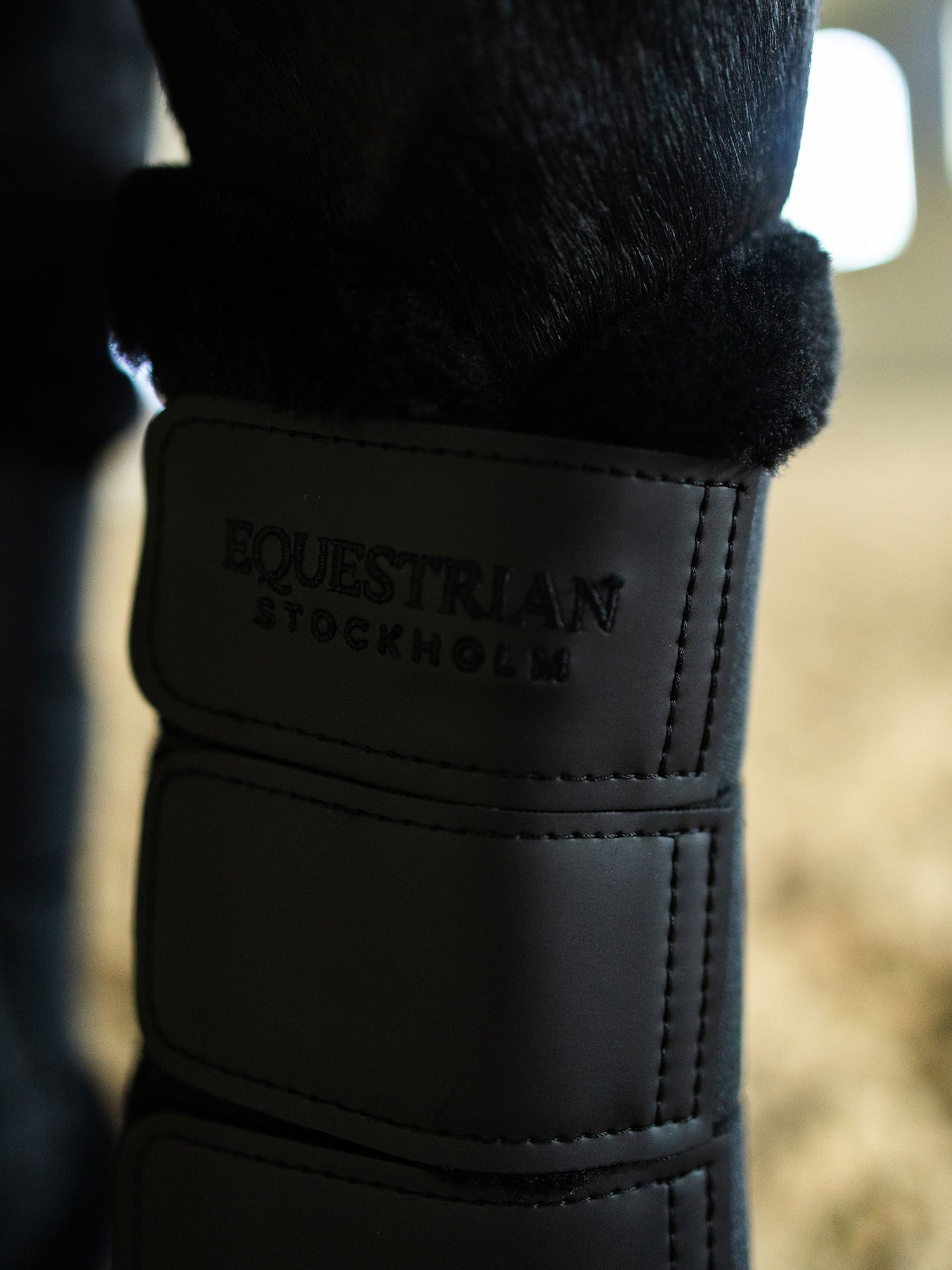 Guêtres Fermées Fur Mesh Black
