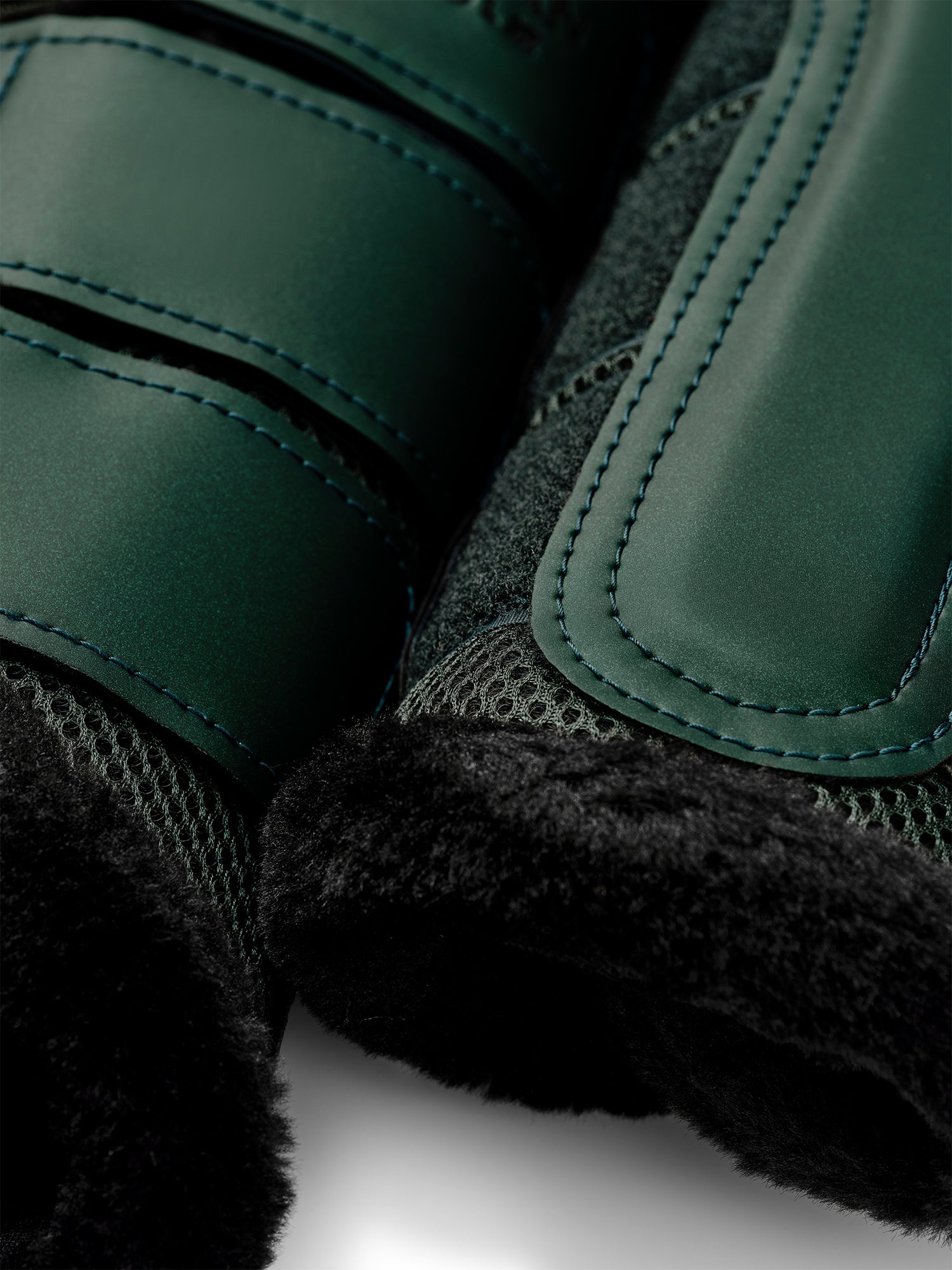 Guêtres Fermées Fur Mesh Sycamore Green