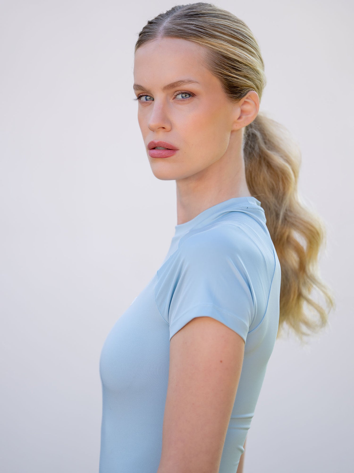 Dynamic Base Layer Short Sleeve Ice Blue