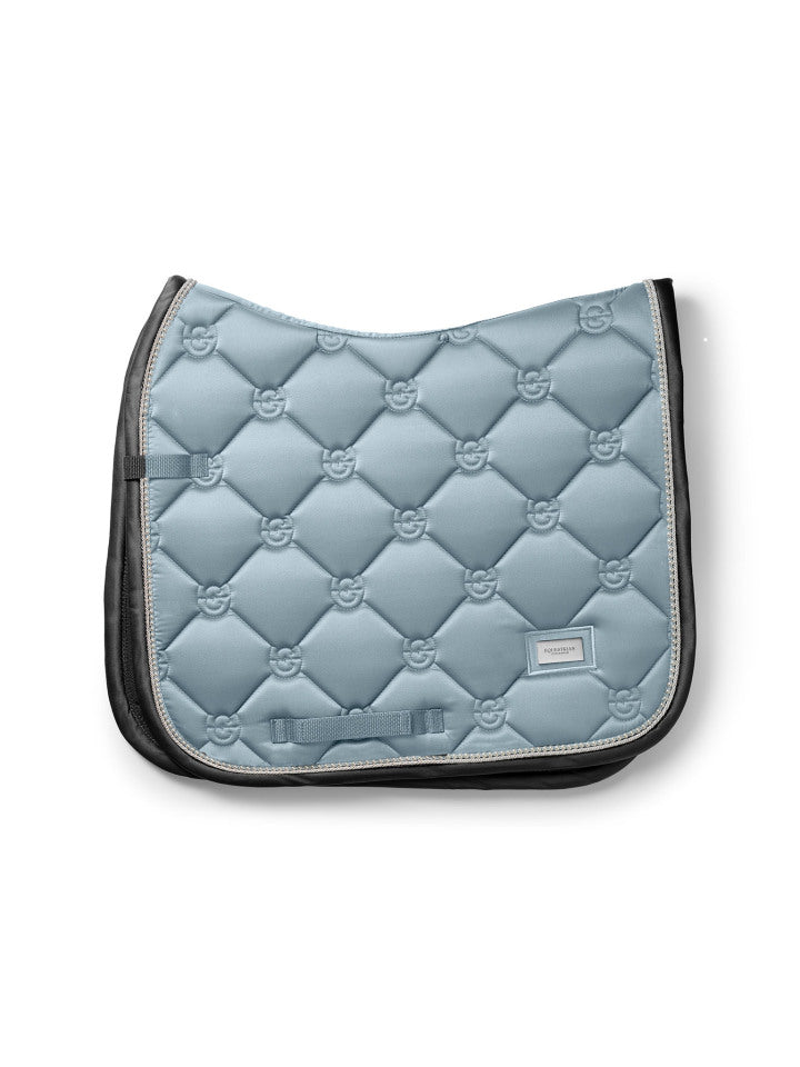 Dressage Saddle Pad Ice Blue Pearl | Equestrian Stockholm