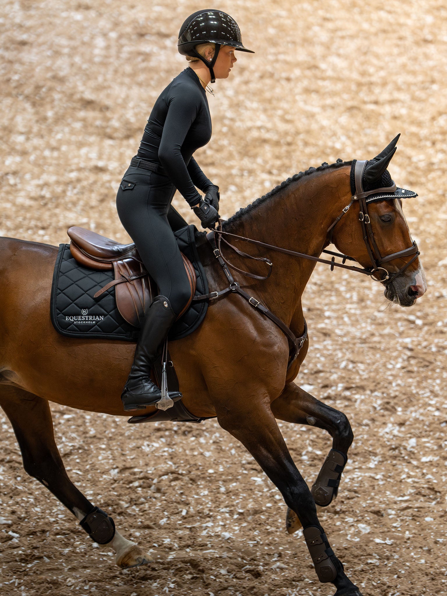 Equestrian Stockholm　ドレッサージュサドルパッド Equestrian Stockholm ドレッサージュサドルパッド 2nd Round Equestrian