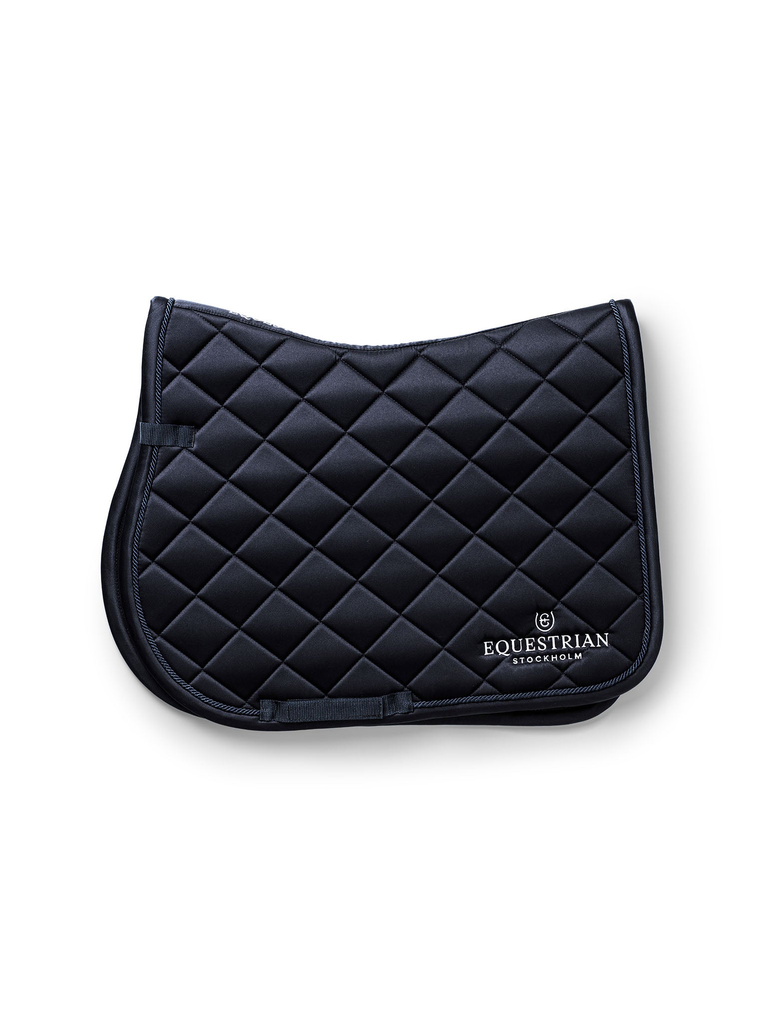 807 両面サラブレッドのショルダーバッグ　thoroughbred ネイビー Jump Saddle Pad Line Midnight Blue | Equestrian Stockholm