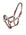 Line Halfter Pink