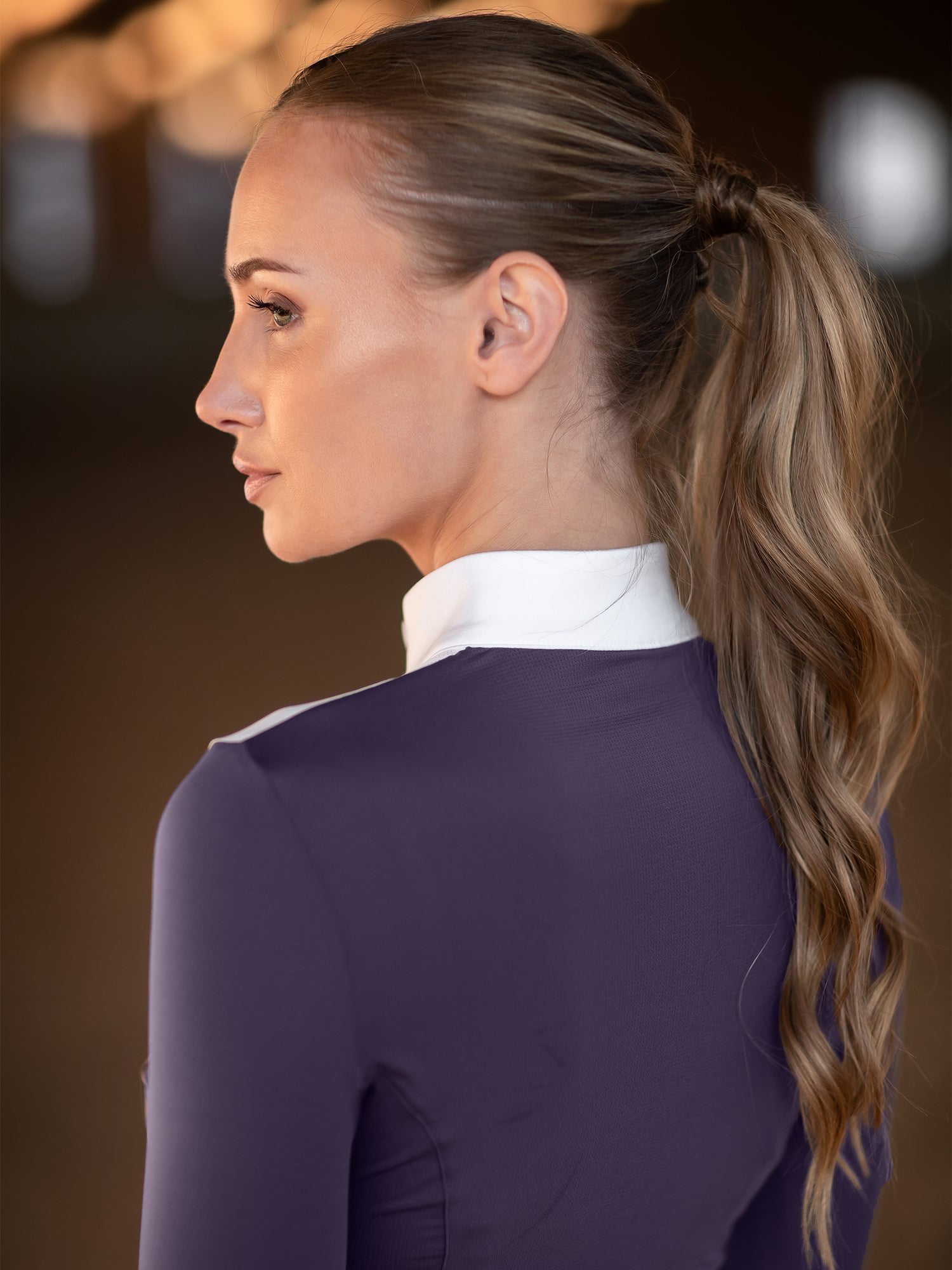 Fine Line Competition Top Dark Violet