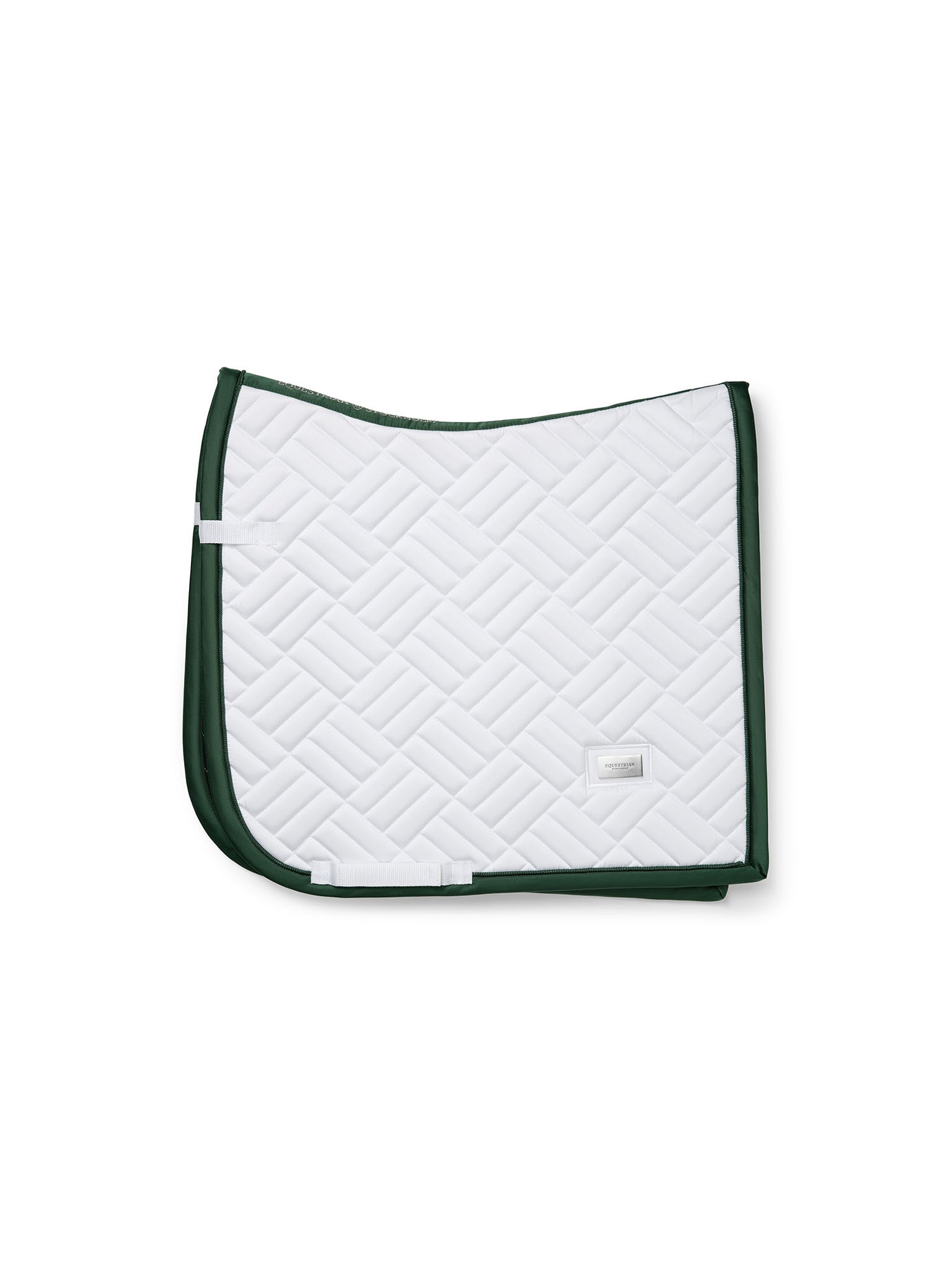 Dressage Saddle Pad Moden White Sycamore Green