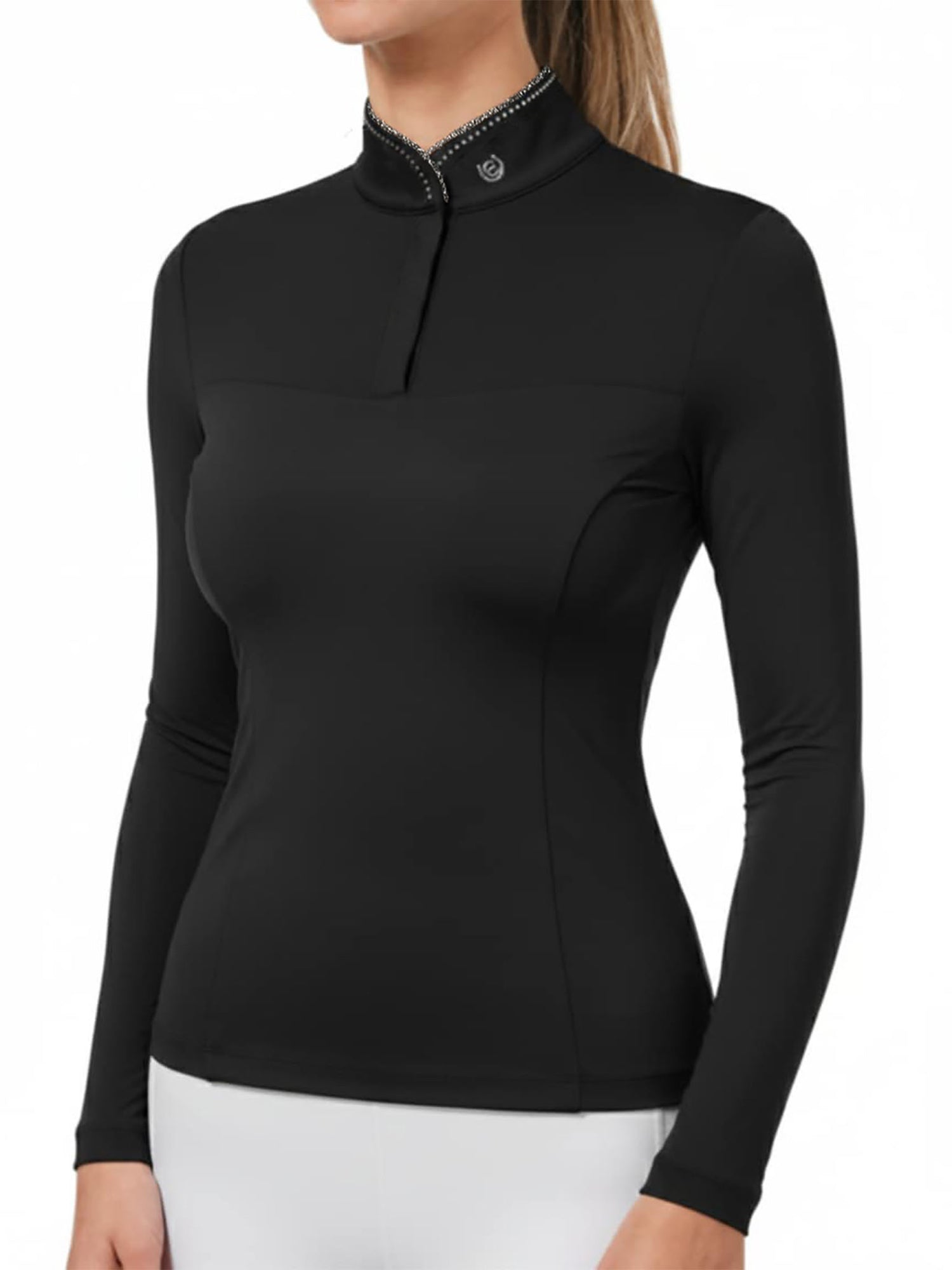 Revenew Top Black Glimmer