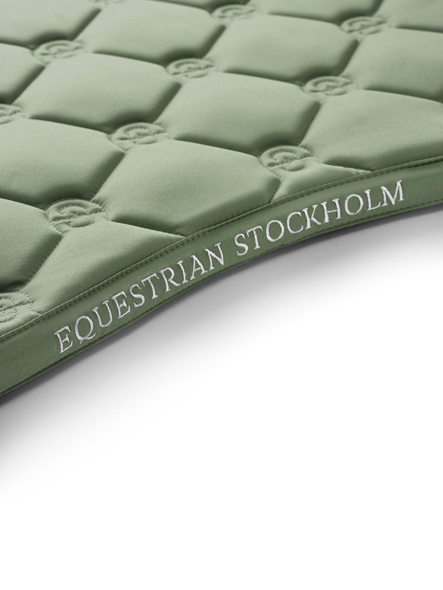 Spring Zadeldekje Pistachio White | Equestrian Stockholm