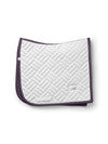 Dressage Saddle Pad Modern White Dark Violet