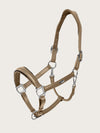 Anatomic Glimmer Leather Halter Sand