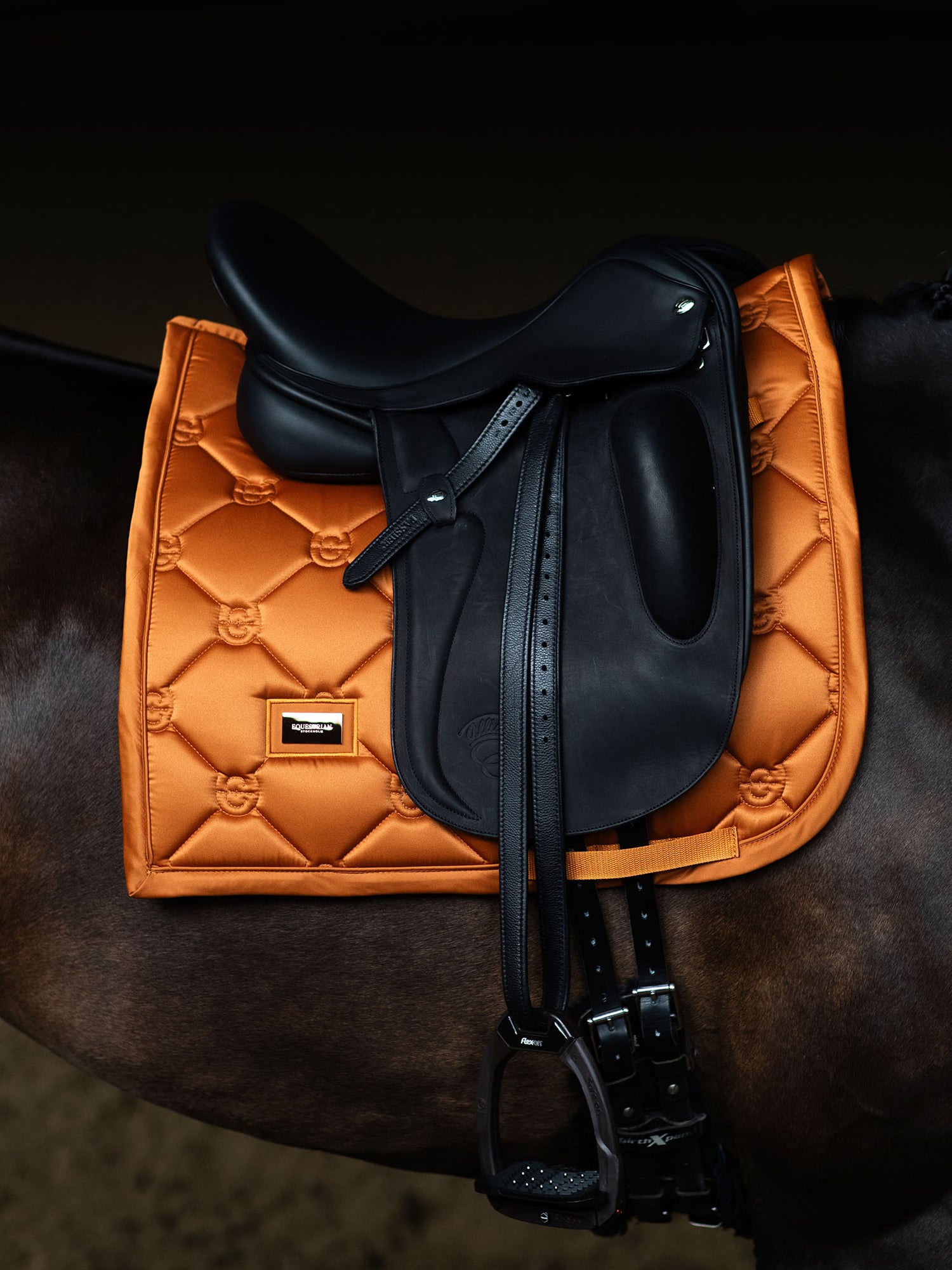 Tapis de Dressage Satin Chestnut