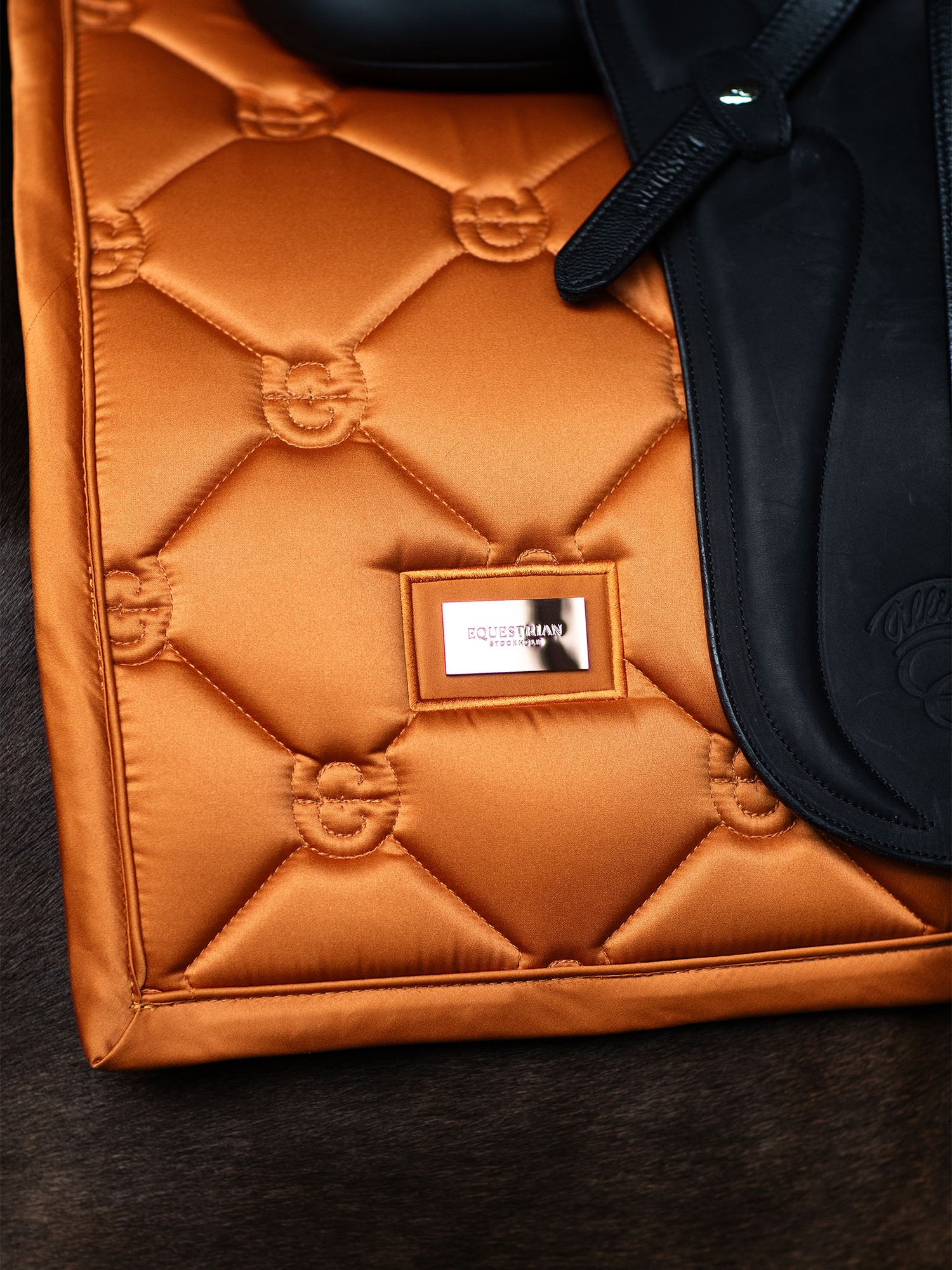 Tapis de Dressage Satin Chestnut
