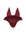 Ear Bonnet Satin Merlot