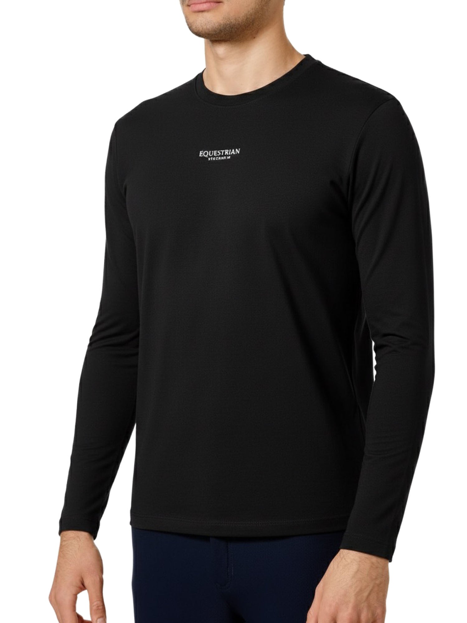 Soft Cotton Base Layer Men Black