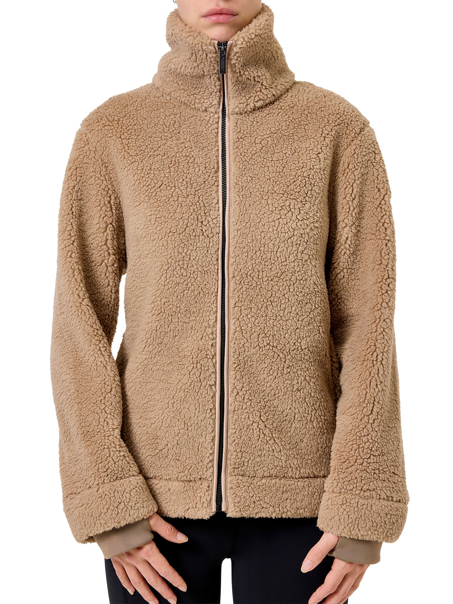 Teddy Fleece Jacket Sand | Equestrian Stockholm
