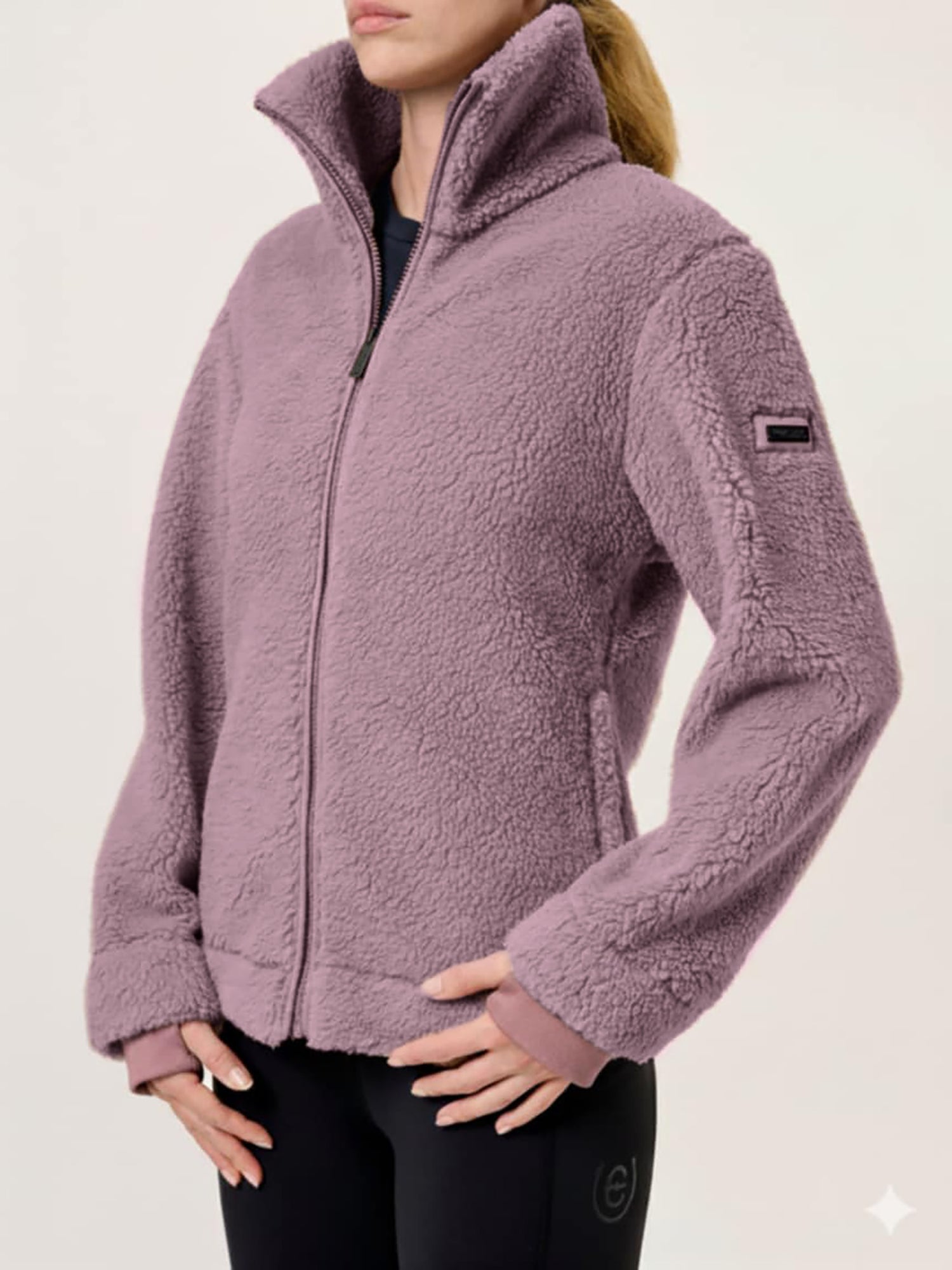 Teddy Fleece Jacket Blush