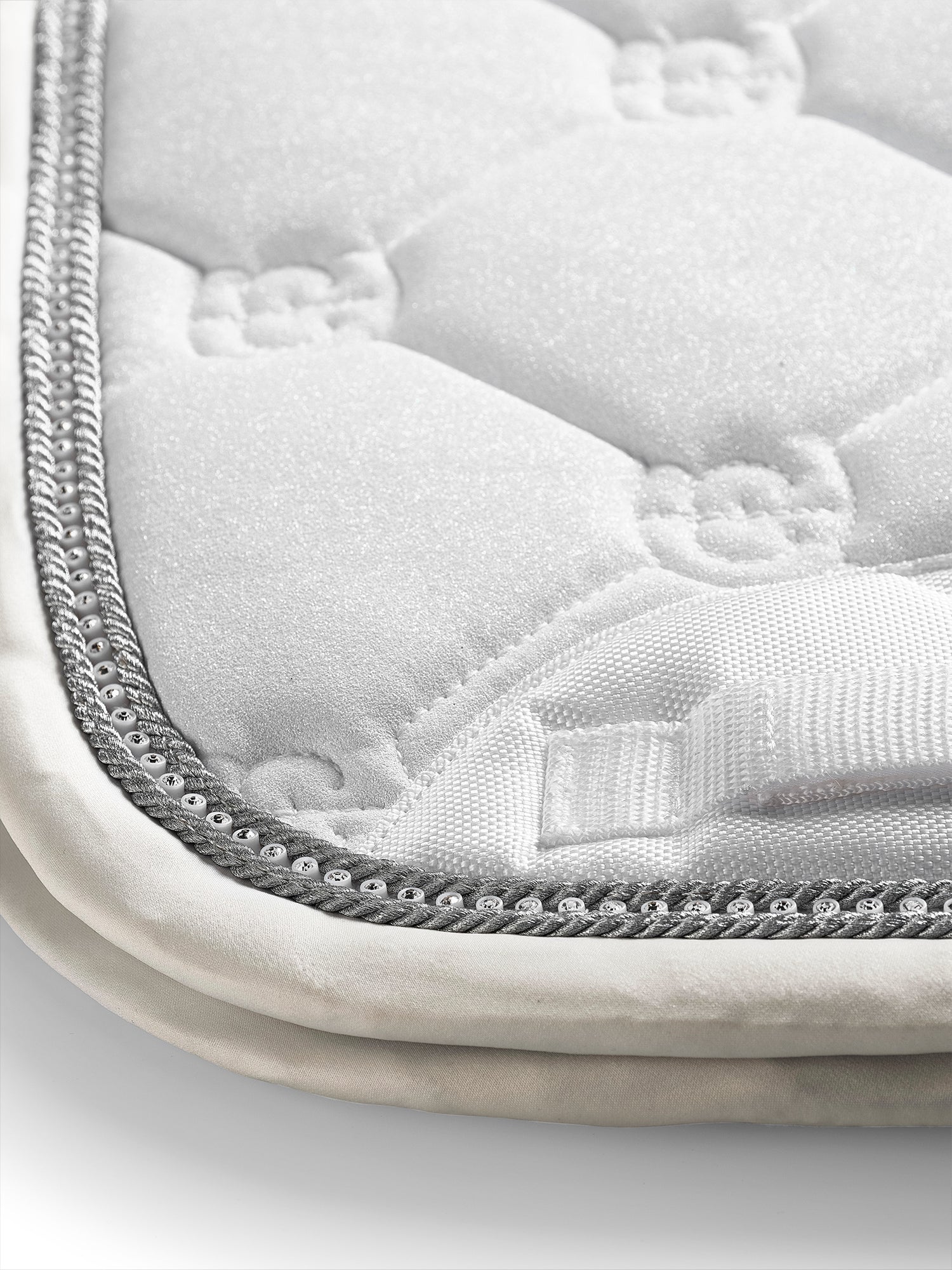 Dressage Saddle Pad Timeless White Glimmer