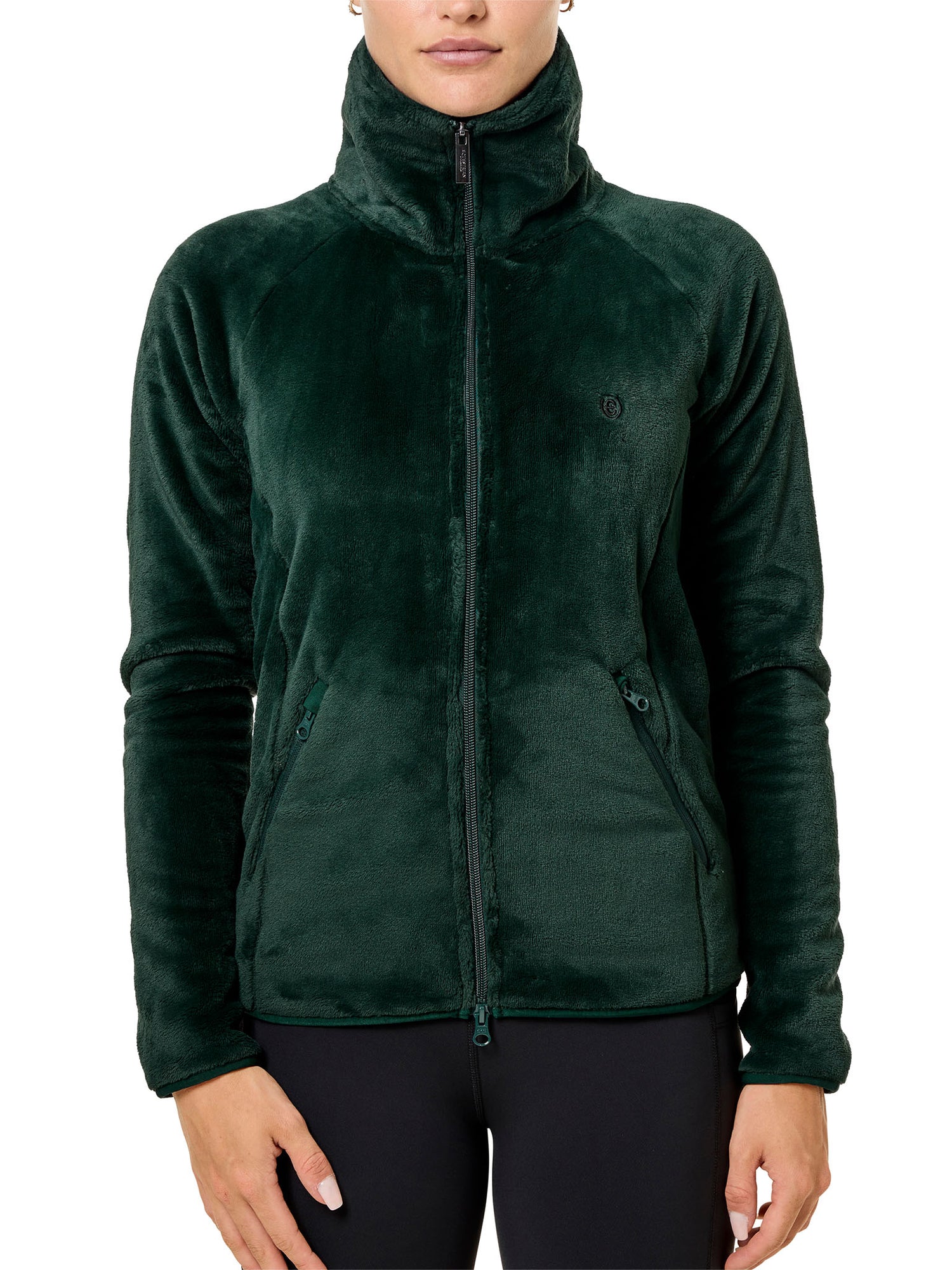 Velvet Fleece Jacket Sycamore Green