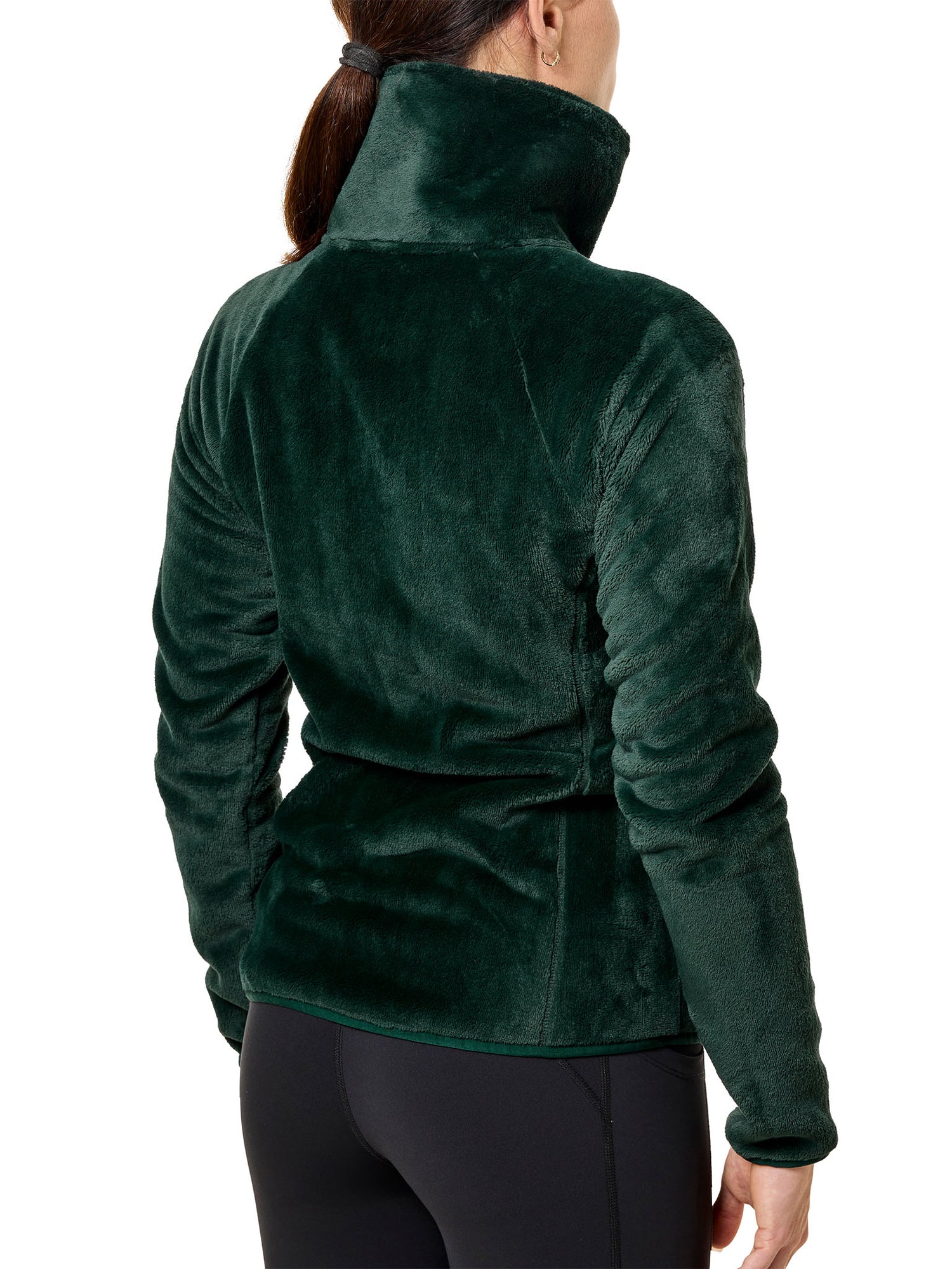 Velvet Fleece Jacket Sycamore Green