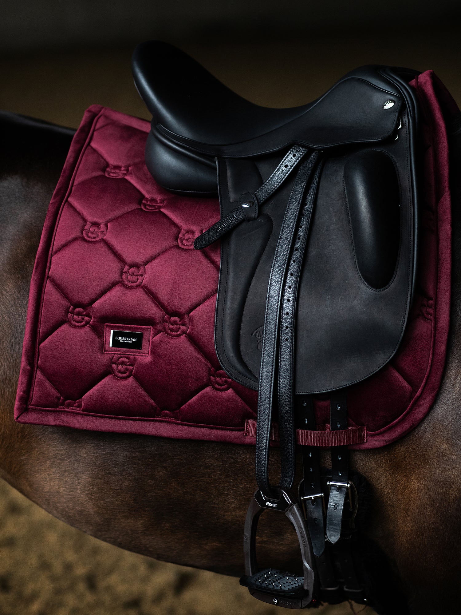 Dressage Saddle Pad Velvet Merlot